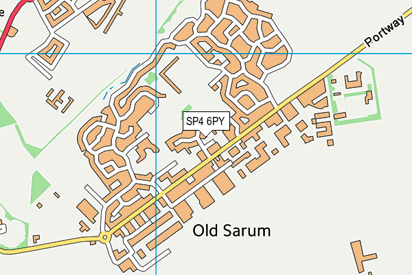 SP4 6PY map - OS VectorMap District (Ordnance Survey)