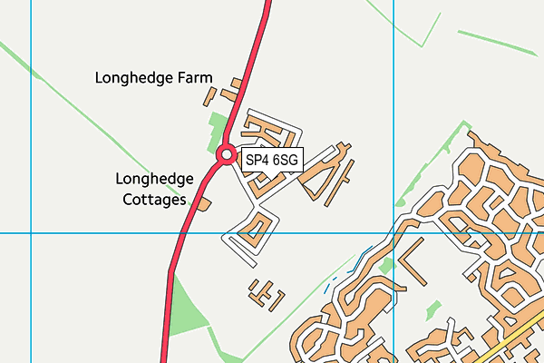 SP4 6SG map - OS VectorMap District (Ordnance Survey)