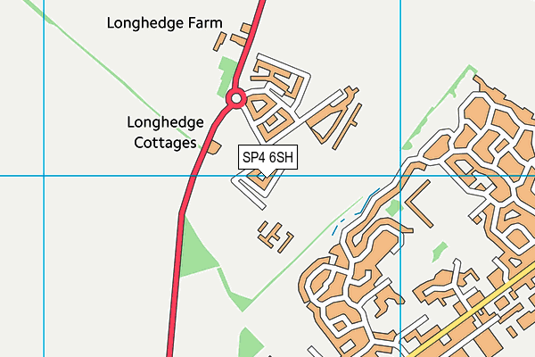 SP4 6SH map - OS VectorMap District (Ordnance Survey)