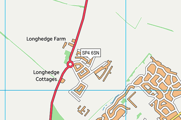 SP4 6SN map - OS VectorMap District (Ordnance Survey)