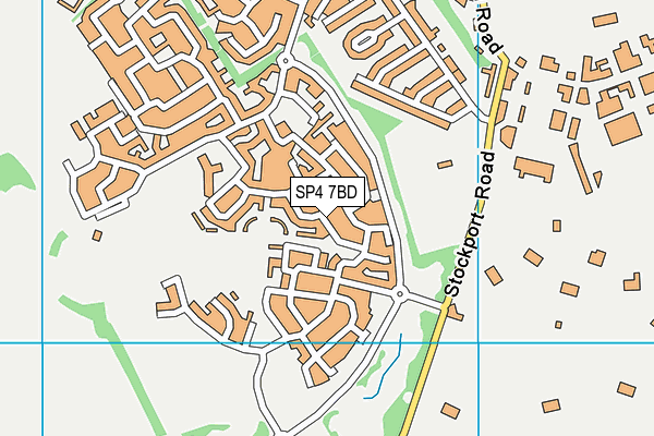 SP4 7BD map - OS VectorMap District (Ordnance Survey)