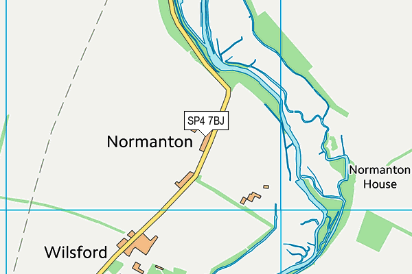 SP4 7BJ map - OS VectorMap District (Ordnance Survey)