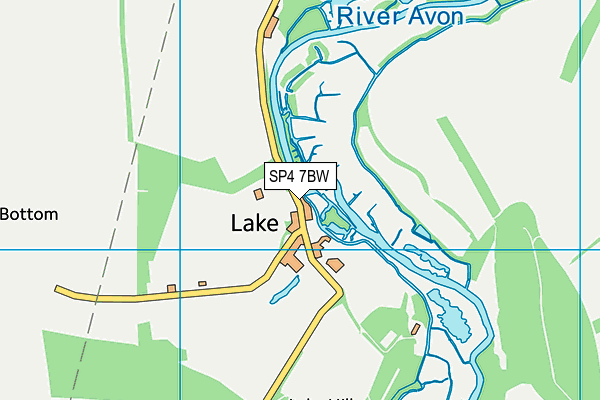 SP4 7BW map - OS VectorMap District (Ordnance Survey)