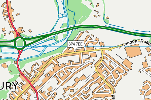 SP4 7EE map - OS VectorMap District (Ordnance Survey)