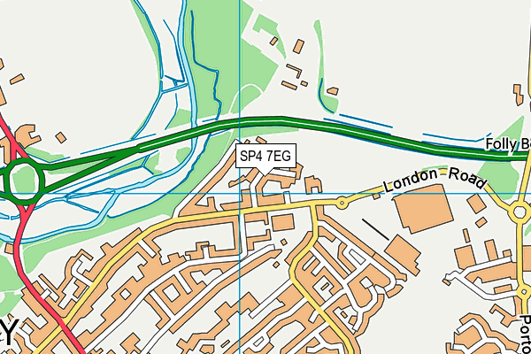 SP4 7EG map - OS VectorMap District (Ordnance Survey)