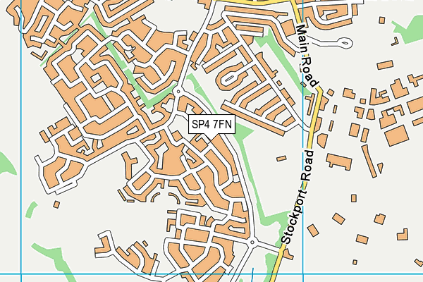 SP4 7FN map - OS VectorMap District (Ordnance Survey)