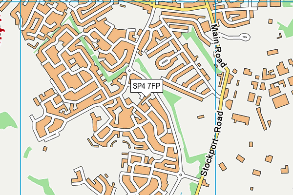 SP4 7FP map - OS VectorMap District (Ordnance Survey)
