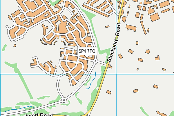 SP4 7FQ map - OS VectorMap District (Ordnance Survey)