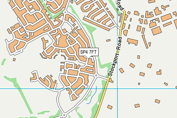 SP4 7FT map - OS VectorMap District (Ordnance Survey)