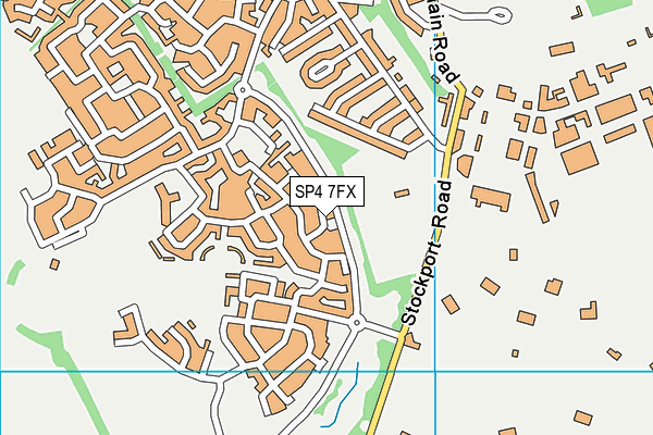 SP4 7FX map - OS VectorMap District (Ordnance Survey)