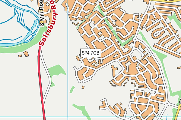 SP4 7GB map - OS VectorMap District (Ordnance Survey)