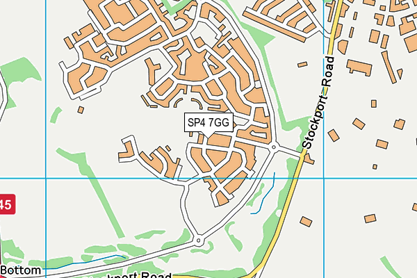 SP4 7GG map - OS VectorMap District (Ordnance Survey)