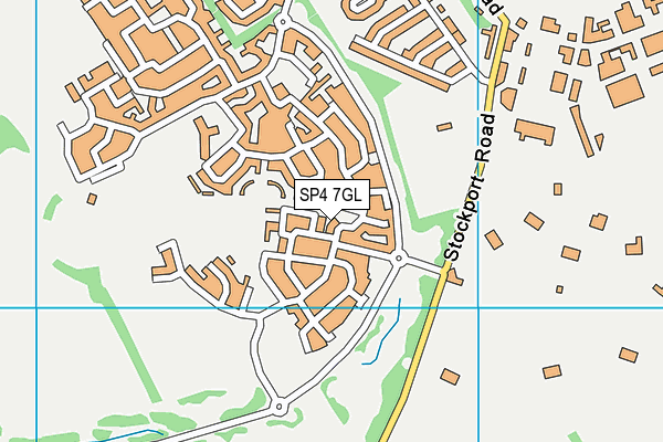 SP4 7GL map - OS VectorMap District (Ordnance Survey)