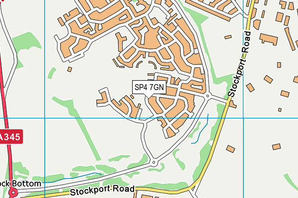 SP4 7GN map - OS VectorMap District (Ordnance Survey)