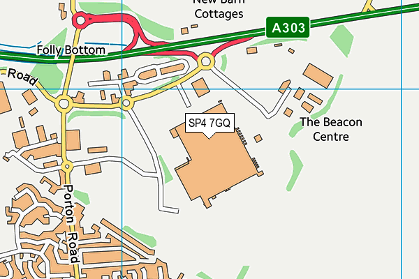 SP4 7GQ map - OS VectorMap District (Ordnance Survey)