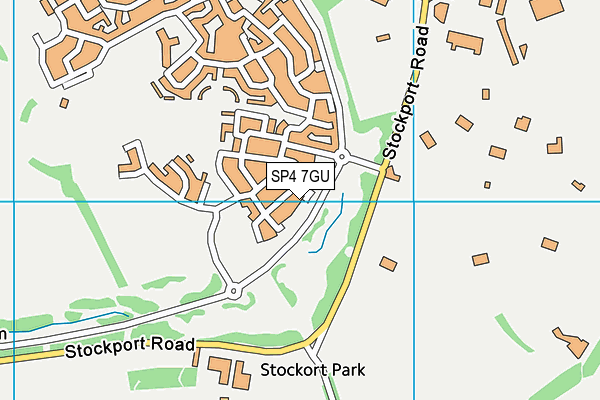 SP4 7GU map - OS VectorMap District (Ordnance Survey)