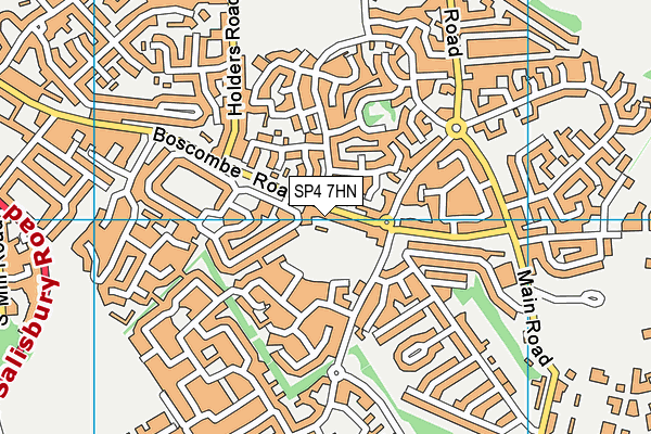 SP4 7HN map - OS VectorMap District (Ordnance Survey)
