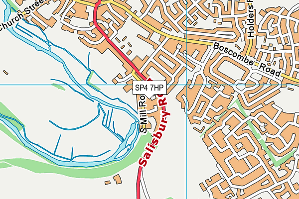 SP4 7HP map - OS VectorMap District (Ordnance Survey)