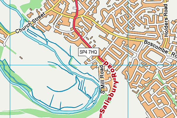 SP4 7HQ map - OS VectorMap District (Ordnance Survey)