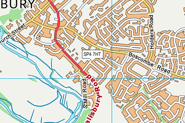 SP4 7HT map - OS VectorMap District (Ordnance Survey)