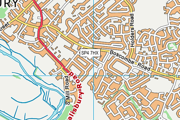 SP4 7HX map - OS VectorMap District (Ordnance Survey)