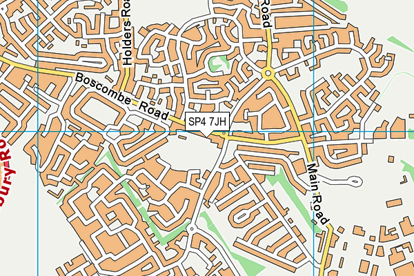 SP4 7JH map - OS VectorMap District (Ordnance Survey)