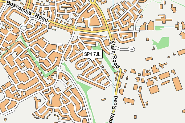 SP4 7JL map - OS VectorMap District (Ordnance Survey)