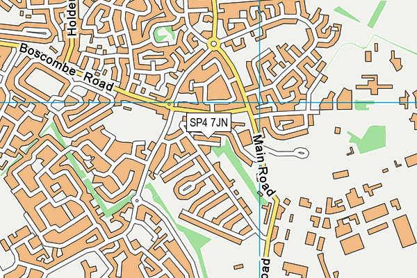 SP4 7JN map - OS VectorMap District (Ordnance Survey)