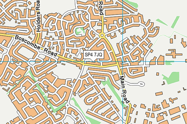 SP4 7JQ map - OS VectorMap District (Ordnance Survey)