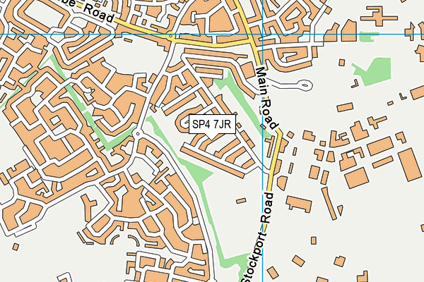 SP4 7JR map - OS VectorMap District (Ordnance Survey)