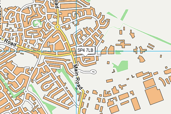 SP4 7LB map - OS VectorMap District (Ordnance Survey)