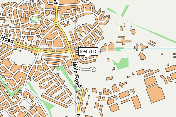 SP4 7LD map - OS VectorMap District (Ordnance Survey)