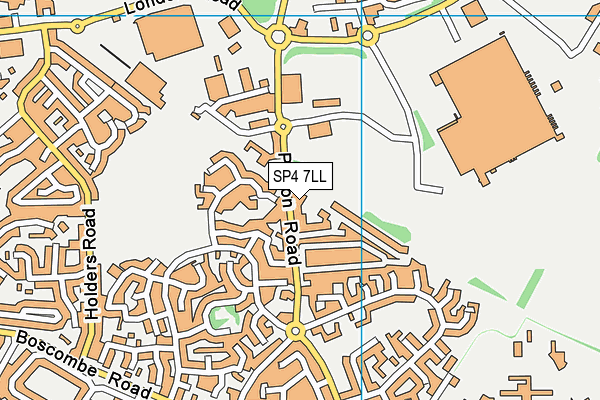 SP4 7LL map - OS VectorMap District (Ordnance Survey)
