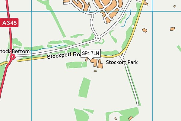 SP4 7LN map - OS VectorMap District (Ordnance Survey)