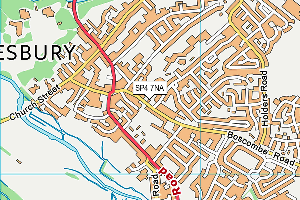 SP4 7NA map - OS VectorMap District (Ordnance Survey)