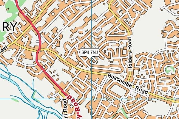 SP4 7NJ map - OS VectorMap District (Ordnance Survey)