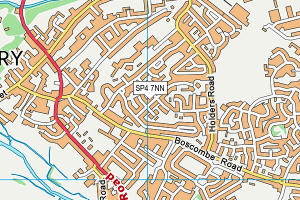 SP4 7NN map - OS VectorMap District (Ordnance Survey)