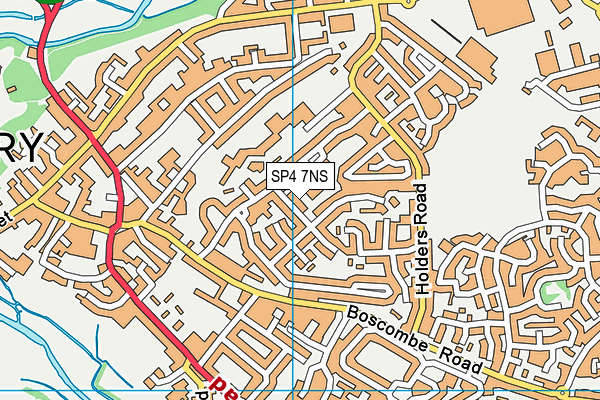 SP4 7NS map - OS VectorMap District (Ordnance Survey)