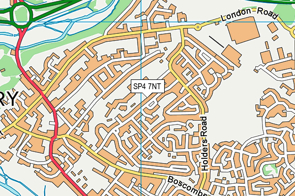 SP4 7NT map - OS VectorMap District (Ordnance Survey)