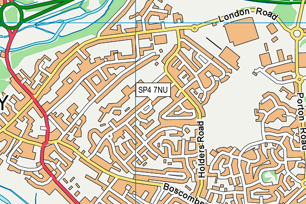 SP4 7NU map - OS VectorMap District (Ordnance Survey)