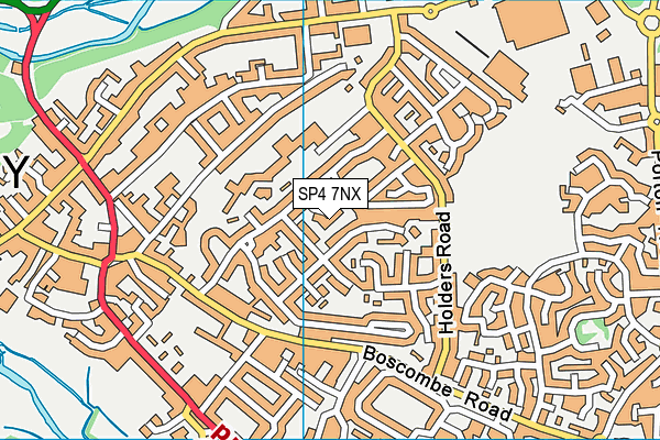 SP4 7NX map - OS VectorMap District (Ordnance Survey)