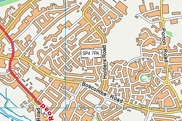 SP4 7PA map - OS VectorMap District (Ordnance Survey)