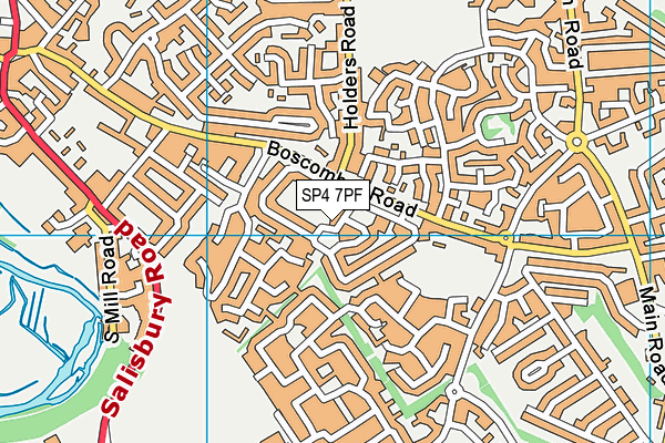 SP4 7PF map - OS VectorMap District (Ordnance Survey)