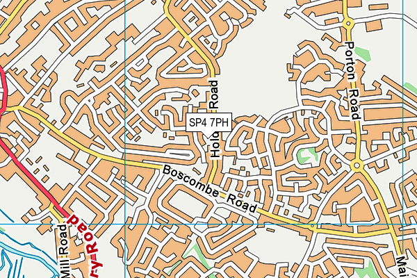 SP4 7PH map - OS VectorMap District (Ordnance Survey)