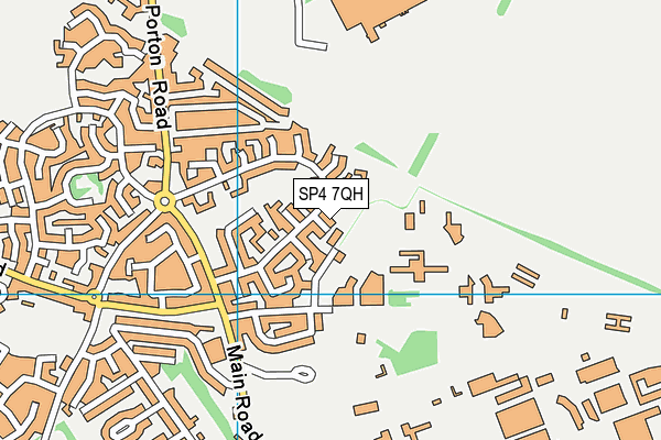 SP4 7QH map - OS VectorMap District (Ordnance Survey)