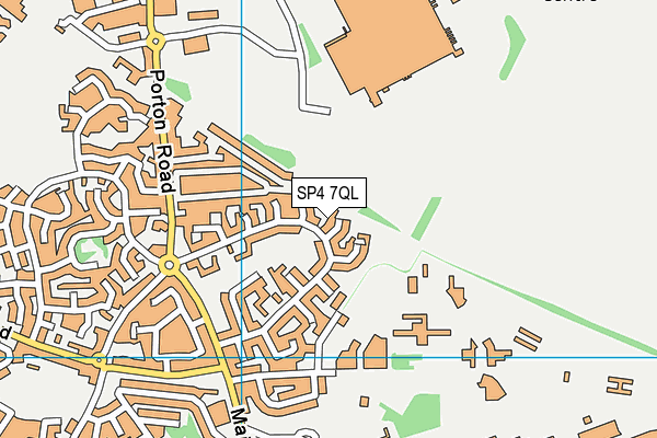 SP4 7QL map - OS VectorMap District (Ordnance Survey)