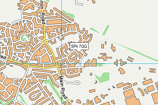 SP4 7QQ map - OS VectorMap District (Ordnance Survey)