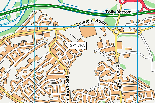 SP4 7RA map - OS VectorMap District (Ordnance Survey)