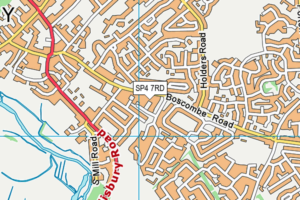 SP4 7RD map - OS VectorMap District (Ordnance Survey)
