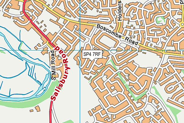 SP4 7RF map - OS VectorMap District (Ordnance Survey)